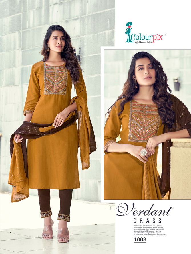 Saheli By ColourPix Heavy Rayon Kurti With Bottom Dupatta Catalog